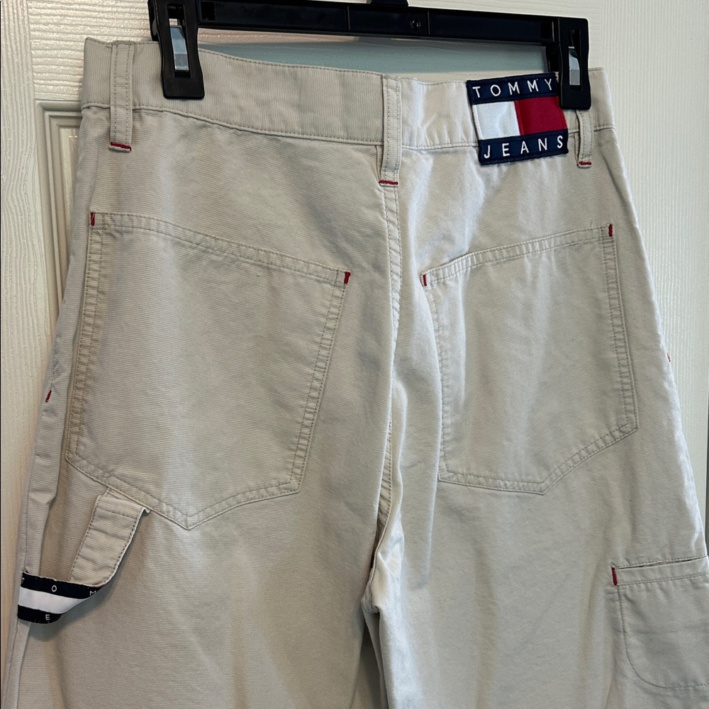 Tommy Hilfiger Cream Cargo Pants
